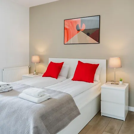 Lägenhet Totu Waterlane Island - Free Parking, Pool, Sauna, Gym Gdańsk