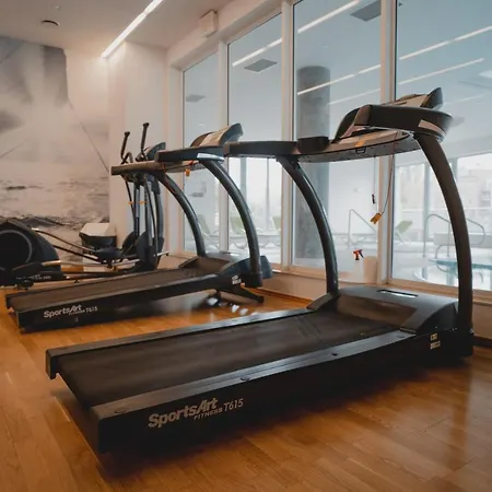 公寓 Totu Waterlane Island - Free Parking, Pool, Sauna, Gym 格但斯克